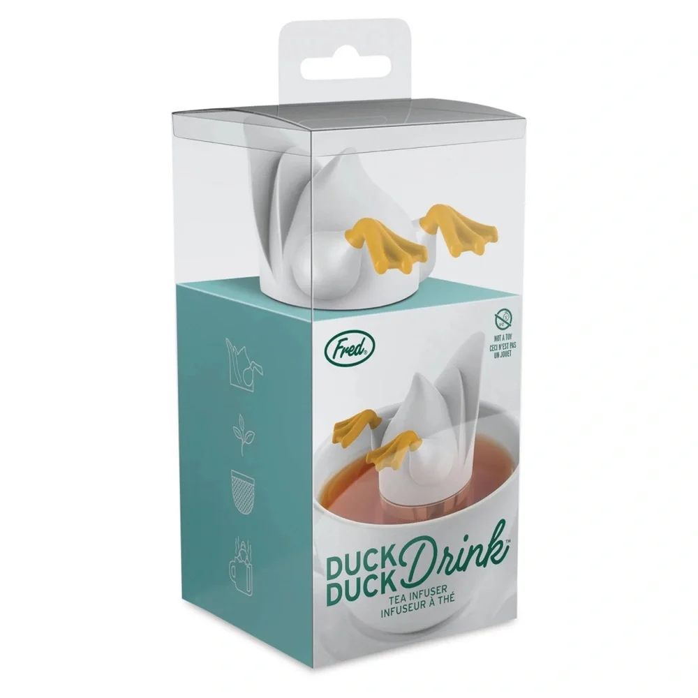NWT Fred & Friends Duck Duck Drink Tea Infuser